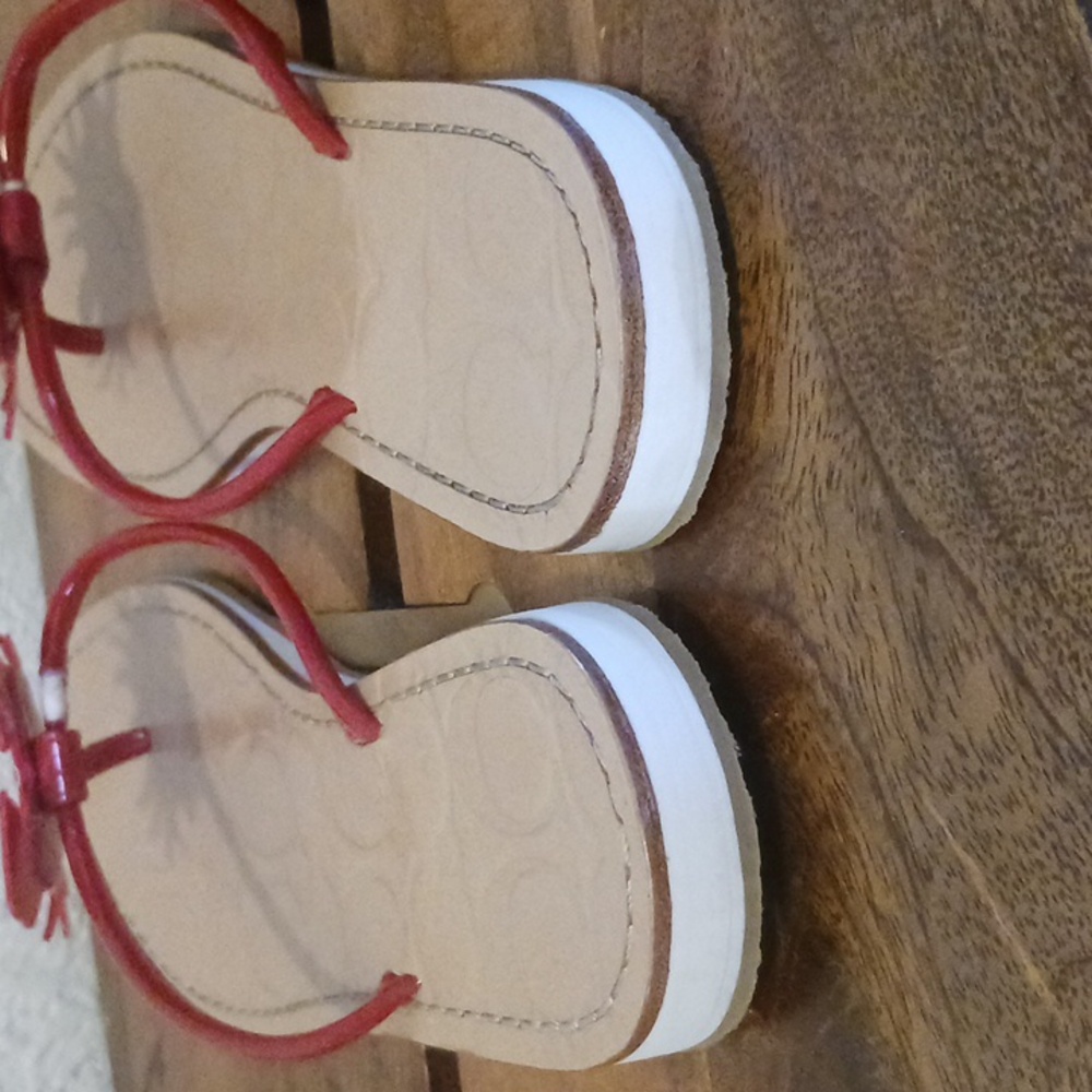 Coach Rare Marina Crab Slippers Size 8.5 - Picture 7 of 13